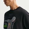 Nike Sportswear T Shirts Men's Black Crew Neck Moderate IR5749-010