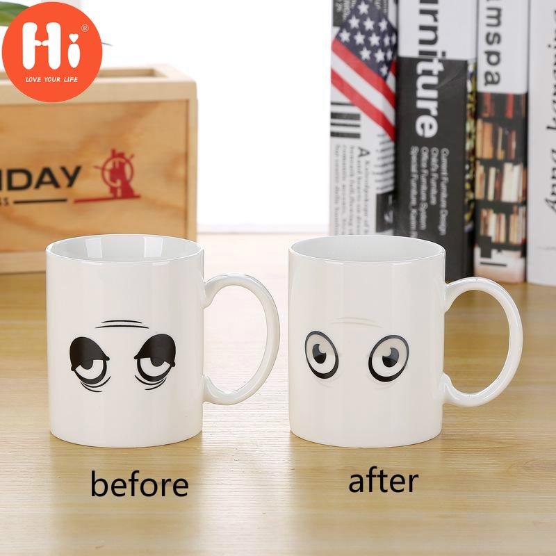 Hi Color Changing Coffee Cup Creative Good Morning Color Changing Cup Ceramic Mug