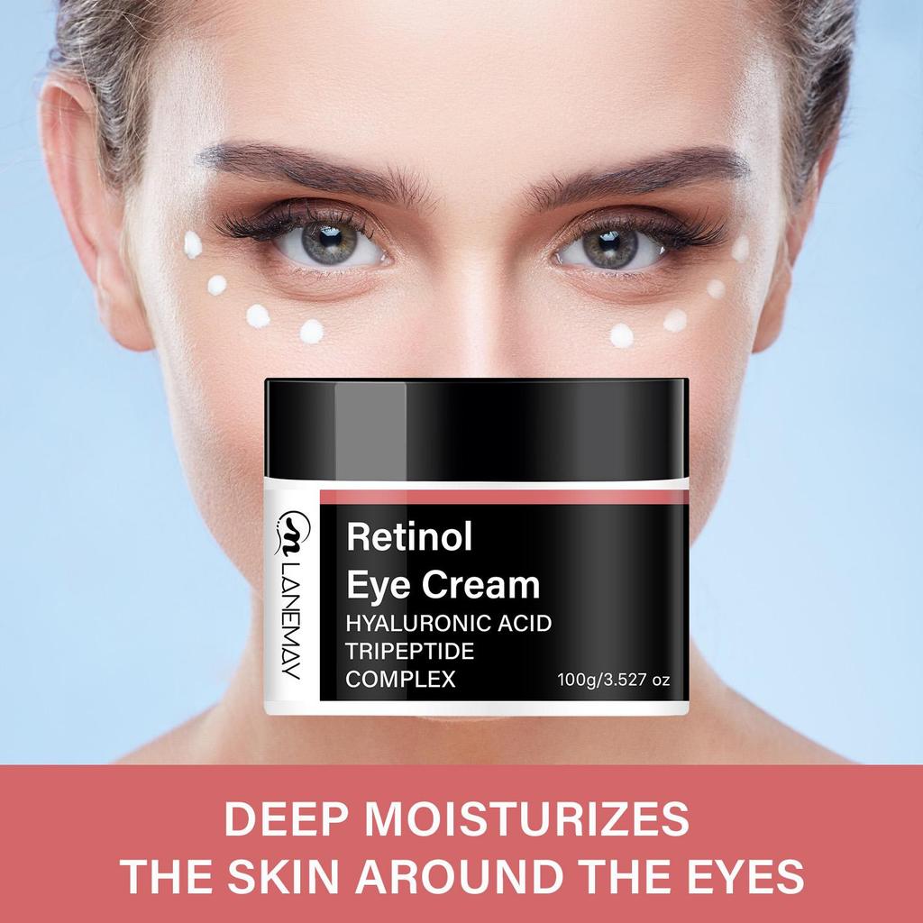 Retinol Eye Cream-Deep Moisturizes, Intensely Hydrates The Eye Area-Reduce Puffiness And Dullness-Suitable For All Skin Types, 100g