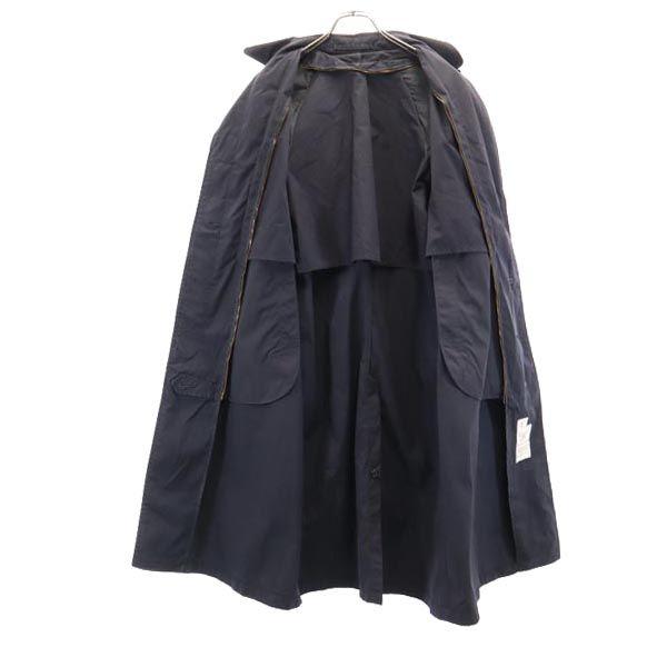 US ARMY 80s DLA Stainless Collar Coat Navy All Weather Coat Women Used