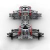 4WD Four-wheel Drive Independent Suspension Differential Chassis Steering Axle MOC Building Blocks Tech Car Parts Toys Kids Gift