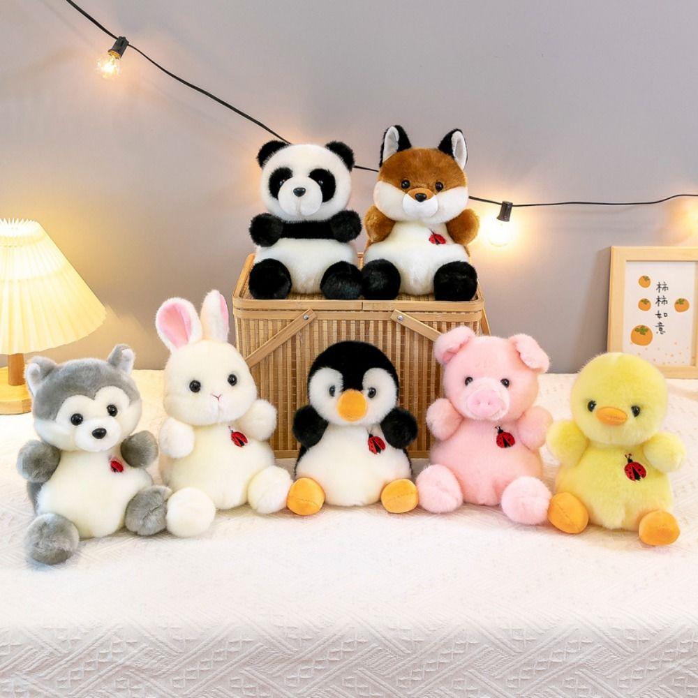 Pig Elephant Plush Toy Koala Penguin Plush Doll Cartoon Sleeping Doll Monkey Doll Clip  Home Decor