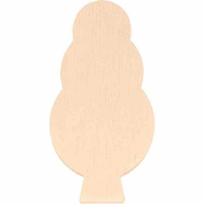 4 arbres en bois à décorer