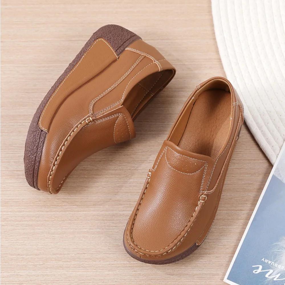 Fashion Sneakers Women 2025 Spring New Sports Shoes Korean Edition Thick Soled Shoes Woman Singles Shoes Mom's Shoe Casual Womens Shoe