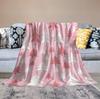 Christmas Candy Cane Print Blanket, Soft Microfiber Throw – Lightweight, Warm for Women, Kids – Holiday Gift for Boys, Teens