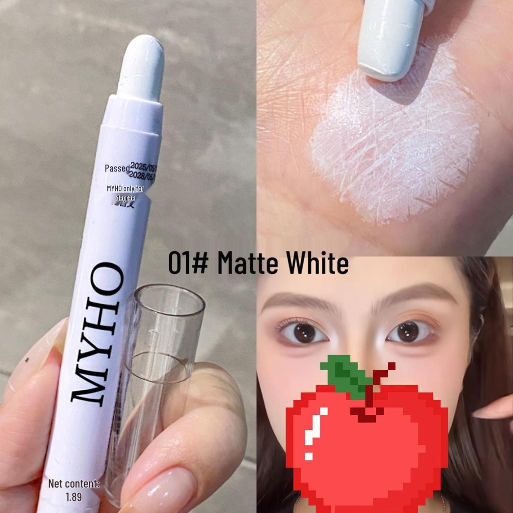 MYHO Matte Brightening Highlighter Pen - Eye & Nose Pearlescent Shadow Stick NY*604 Dupe