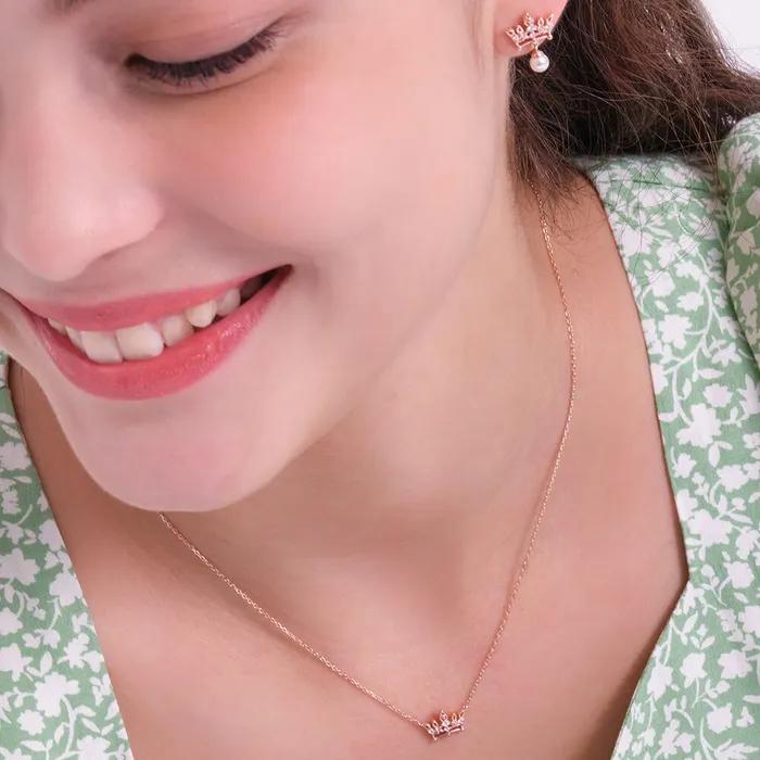 TIARA Necklace + Earring Set (SET-J0-0328)