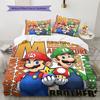 Super Mario Comfortable Soft Duvet Cover, Children Bedding Set Gift, Multiple Sizes -HE134