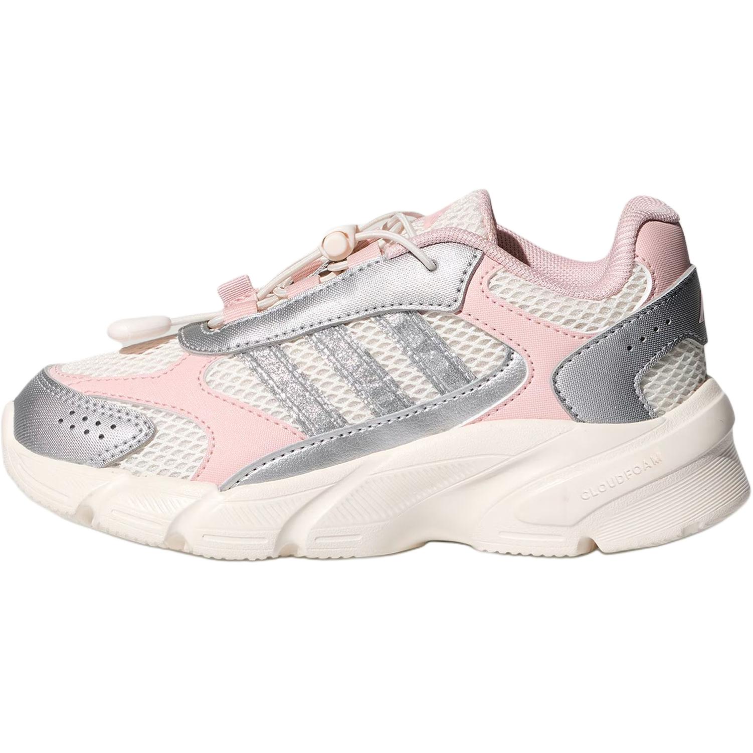 Adidas CRAZYCHAOS 2000 Low top Casual Shoes White Silver Pink Kids LA2700 28