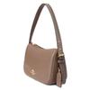 Coach Pebble Leather Bag with Kaylee Logo, 3-Way, Crossbody, Shoulder, Clutch, and Handbag, Dark Stone, CY707 [Used]