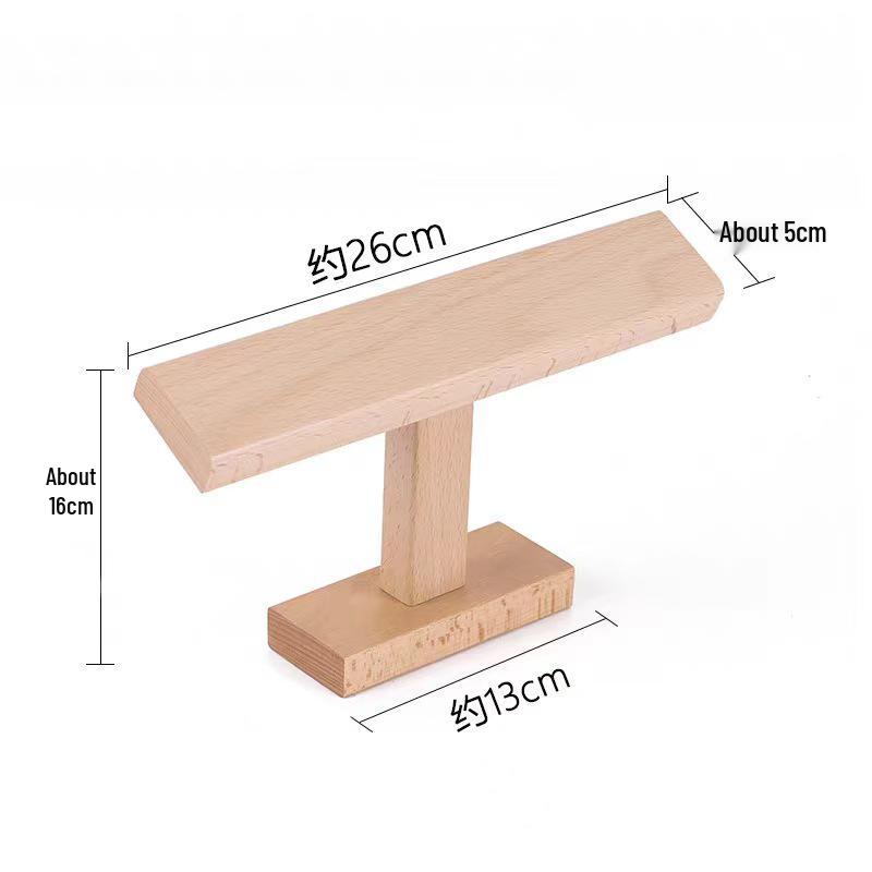 Premium Walnut Jewelry Display Stand for Watches, Bracelets, and Necklaces