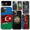 Azerbaijan Flag Phone Case for iPhone 17 Air 16 16e 15 Plus for Apple 13 11 12 14 Pro Max Cover Coque Fundas Shell