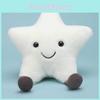 Jellyca Amuseables Cream Star Plush Toy With Pp Cotton Filling For Teens And Adults