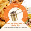Kitchen Stainless Steel Fryer with French Fries Chicken Wings Cooking Small Oil Pot with Filter Basket Tianfu Luo Deep Fryer Pot