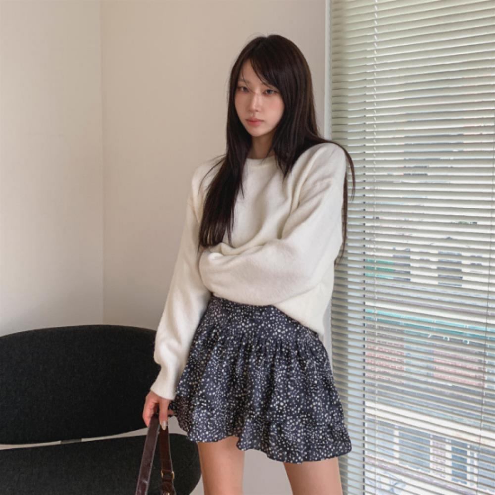 New ArrivalS Open Run Women S Lovely Pattern Ruffle Banding Mini Skirt