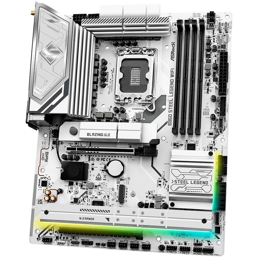 Asrock B860 Steel Legend Wifi Atx Lga1851 Ddr5