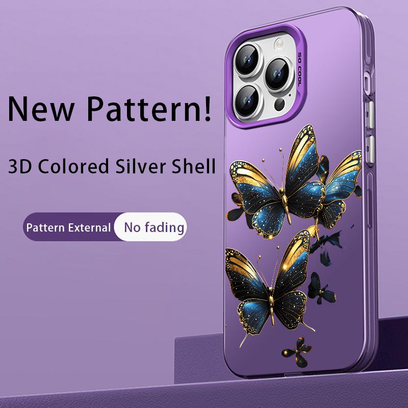 Modne etui na telefon z motywem motyla dla iPhone 16E 16 15 14 13 12 11 Pro Max XR X XS 7 8 14 15 Plus SE2 SE4 SE 2022 2020 2025 Pokrowiec