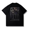 Large Cotton Men's Japanese Anime 2025 Slam Dunk Master Printed Short Sleeve T-shirt Summer Casual Loose T-shirt Top Clothing