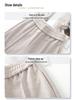 Oatmeal High-Waist Slimming Wide-Leg Pants for Women - 2024 Autumn/Winter Collection