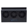 Solar Powered Car Exhaust Fan 3 Heads Odor Removal Multifunctional Air Purifier Cooling Fan for Home Automotive Office