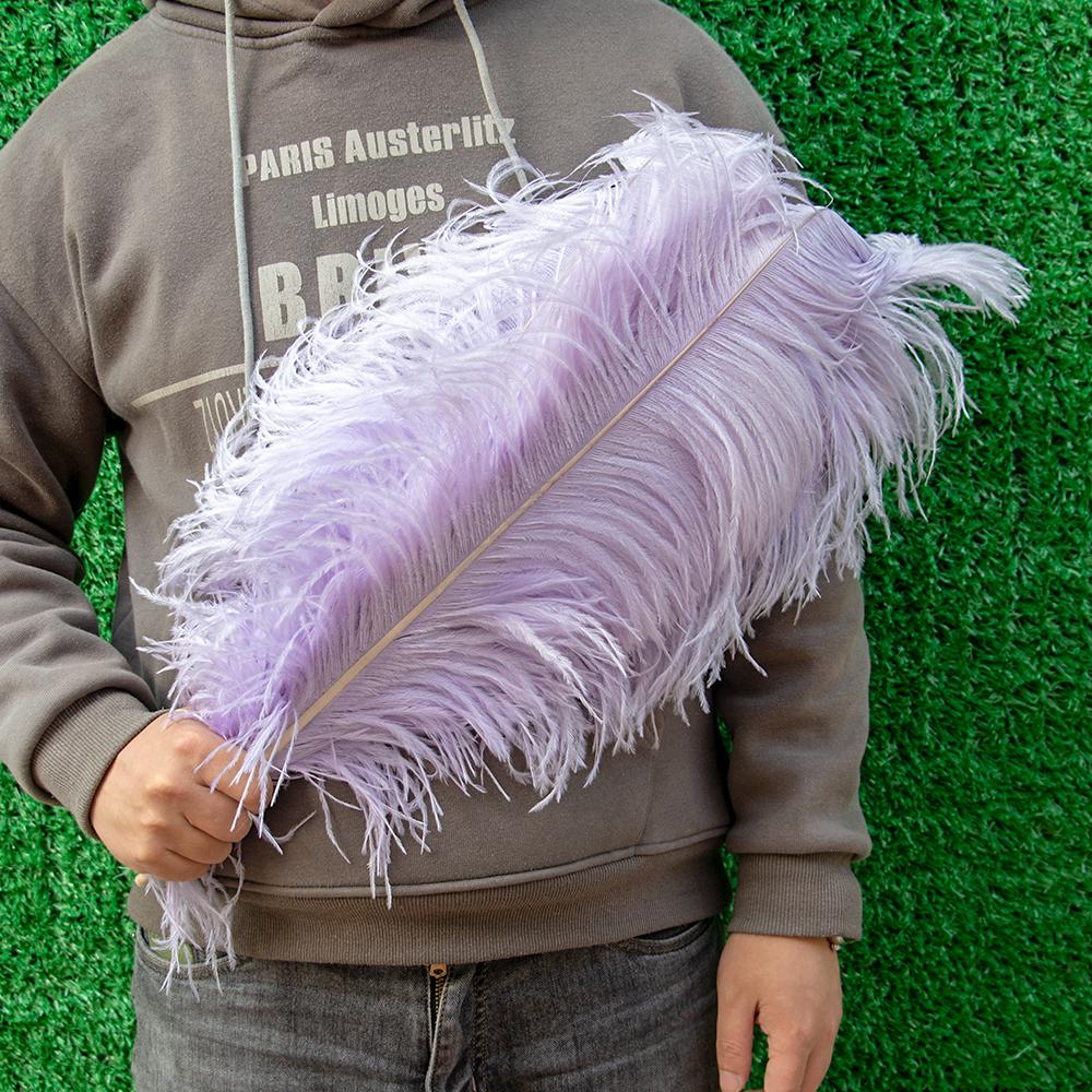 10Pcs Golden Yellow Ostrich Feather 15-50cm Loose Plumes Perfect for DIY Crafts Wedding Table Centerpieces Decoration Accessory