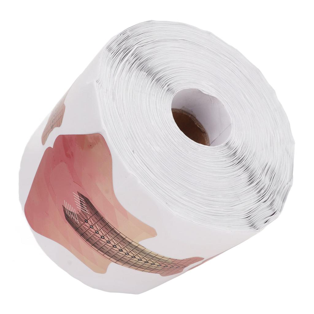 300 Stück Fischförmige Nagelverlängerungs-Guide-Aufkleber Selbstklebend French Nagelform Shaper für Acryl UV-Gel