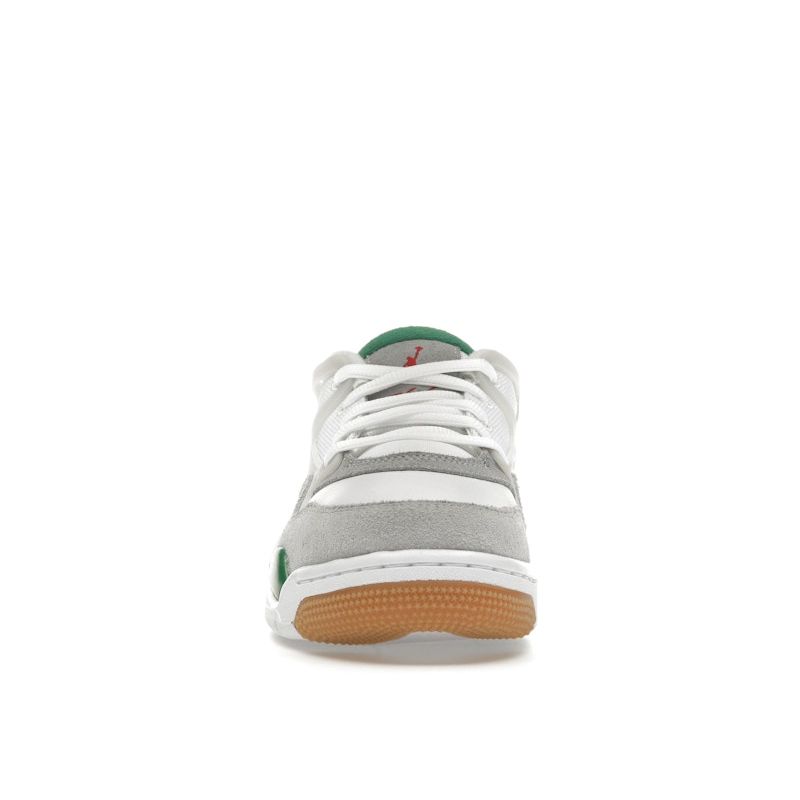 Air Jordan 4 RM Pine Green Unisex Sneakers White Neutral-Grey Wolf-Grey FQ7939-103