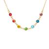 Teamer 7 Color Zircon Necklace Stainless Steel For Women Fashion Yoga Power Spirit Energy Jewelry Birthday Amulet Gifts 2026 New