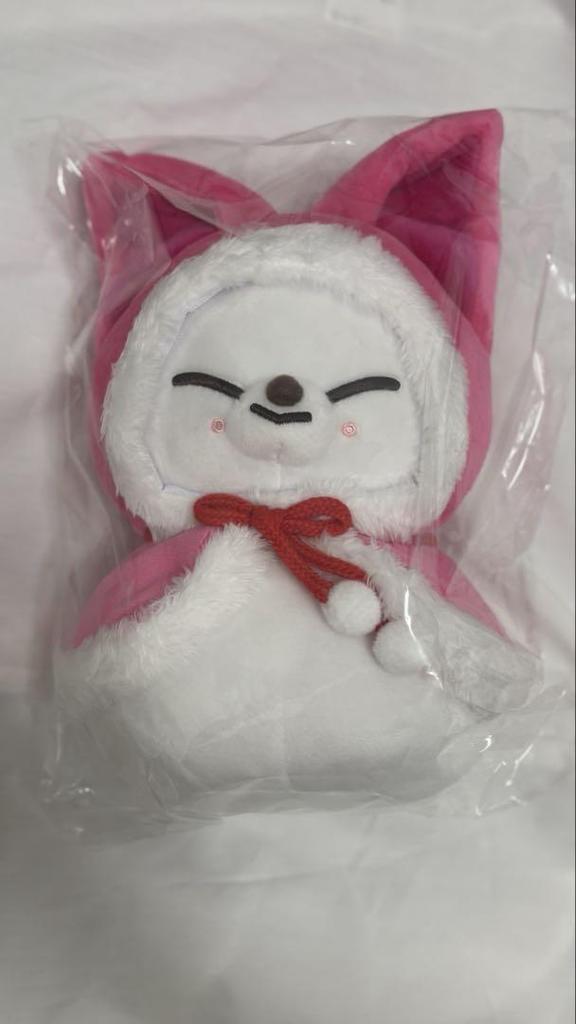 [USED] straykids skzoo foxiny snowman plush toy I.N