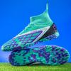 Foreign Trade Large Size High Top Football Shoes Boys and Girls Long Nails Broken Nails Competition Training Sports Shoes