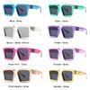 SHAUNA Ins Popular Fashion Square Colorful Sunglasses Women Retro Brand Designer Mirror Eyewear Shades UV400 Men Sun Glasses