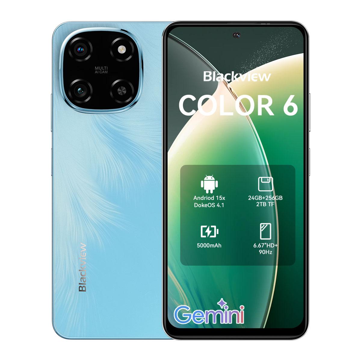 Cumpără Blackview COLOR 6 Smartphone Android 15 Telefon Mobil 8GB