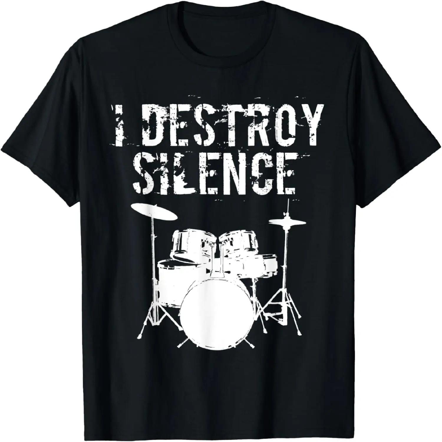 10 Year Old Shirt 10th Birthday Boy Drummer Drums Drumming T-Shirt S