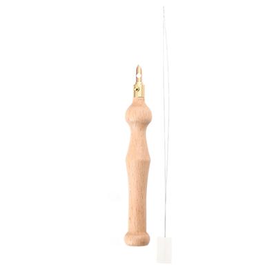 Punch Needle Durable Material Adjustable Handle Wear Resistant Easy Operation Punch Needle Tool