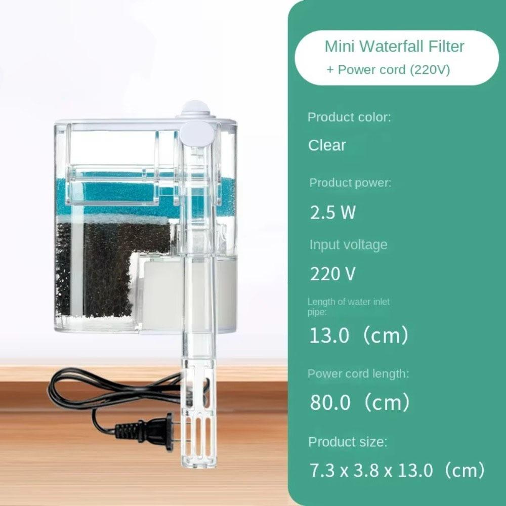 

Настенный водопадный кислородный фильтр для воды Система циркуляции воды 220 V Filter