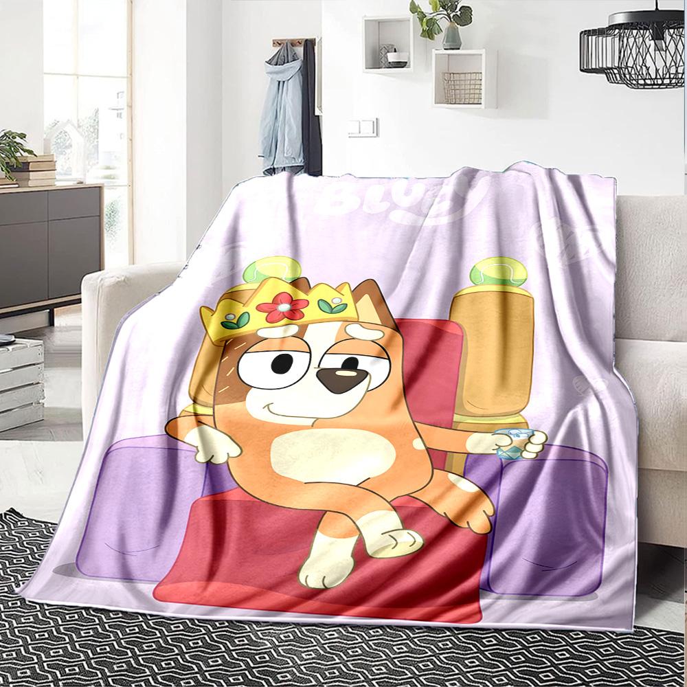 1pc B-Blucy Blanket, Gift, for Men and Women, Soft Blanket, Good for Sofa Bed Couch Travel, Lightweight Flannel Blanket