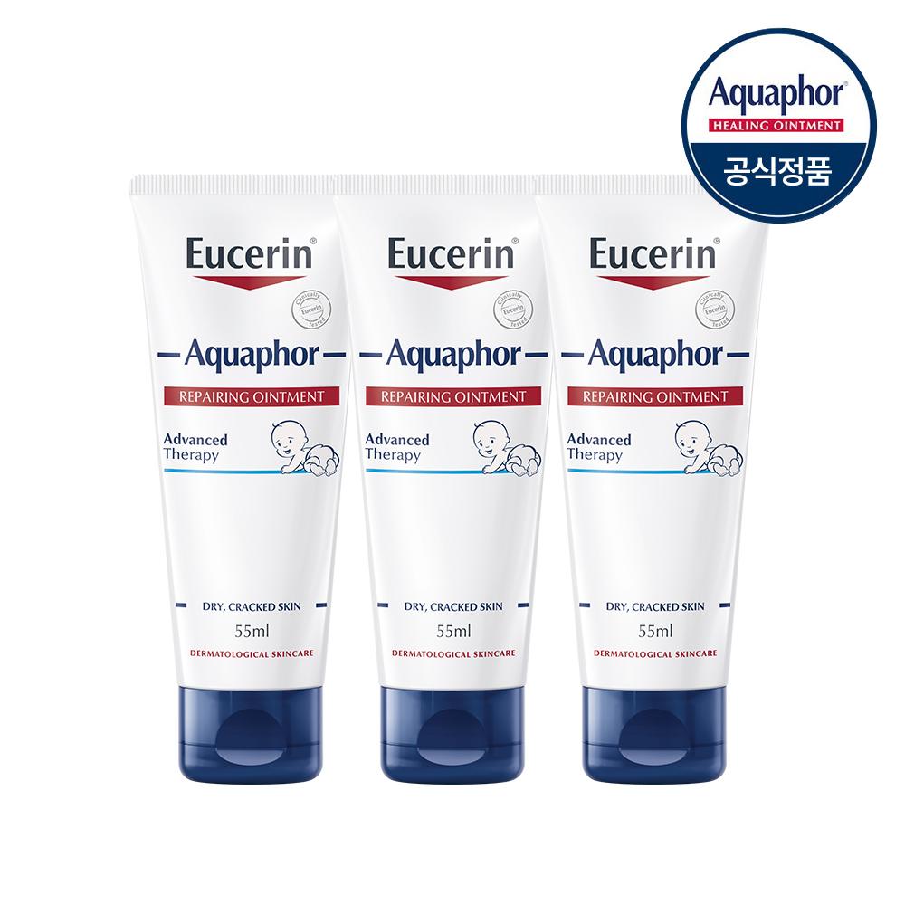 [Eucerin] Aquaphor Repairing Ointment 55ml x 3