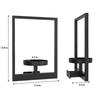 Black Picture Frame Wall Plant Holder Stylish Display Stands  Outdoor