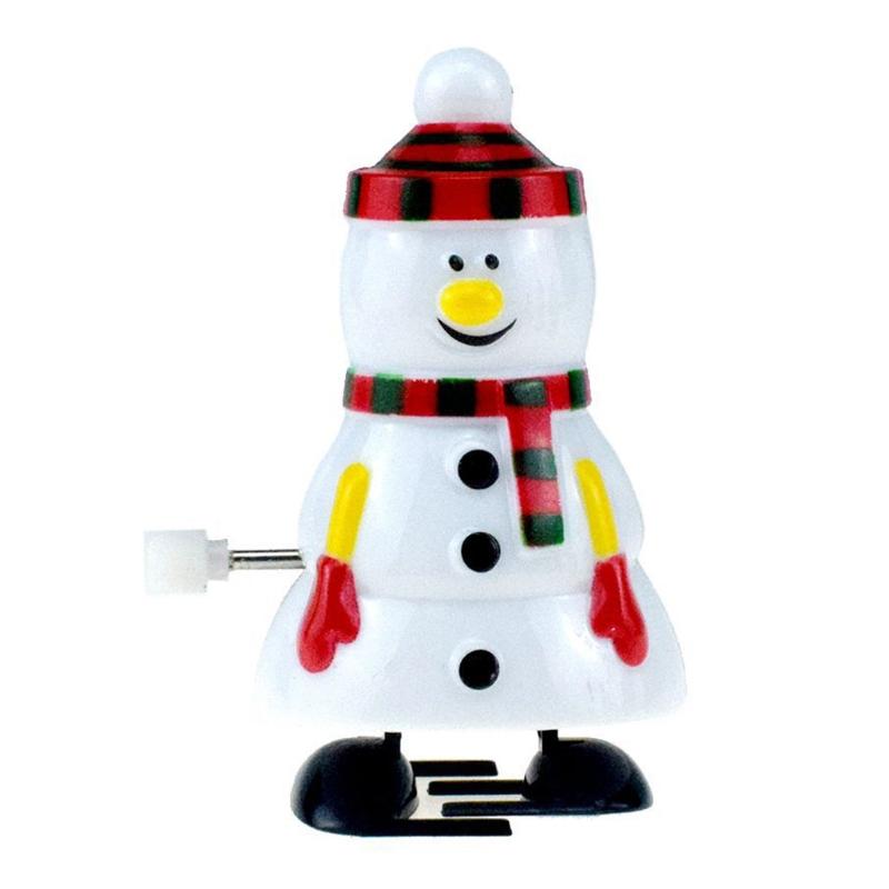 3inch Xmas Clockwork Toy Lovely Winding Toy for Baby Early Learning Education Fine Motor Skill Toy for Kindergarten Kids