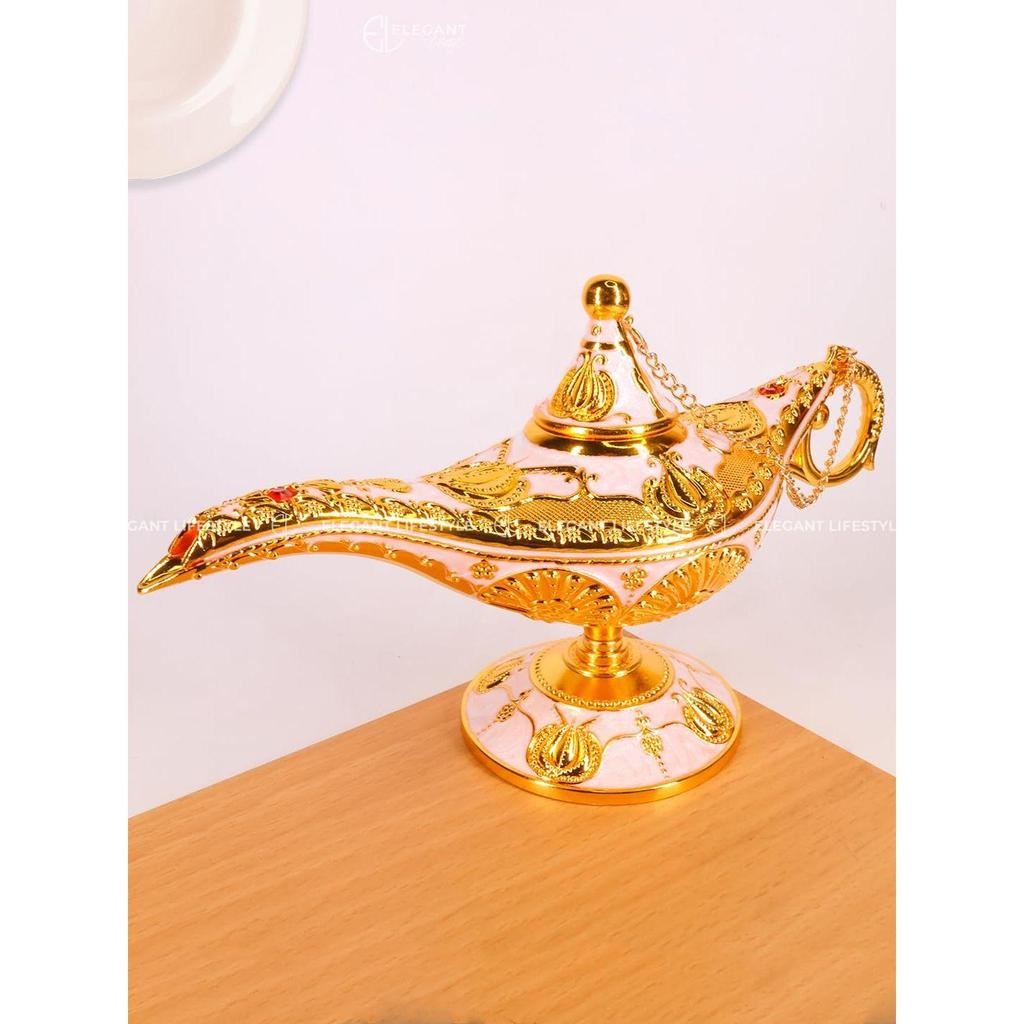 Vintage Aladdin Chirag Lamp-Luxurious Metal Jewelry Box,Decorative Showpiece,Home & Visit the ELEGANT LIFESTYLE Store