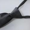 Fashion Korean Style Lazy Person Neck Tie with Tassel Casual Pre Tied Neck Tie Easy To Wear Temperament Shirt Tie JK