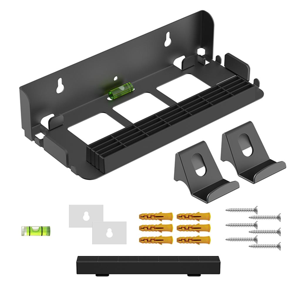 Wall Mount with Game Card Slots and 4 Joy-Con Hanger Metal Wall Bracket Console Holder Stand for Switch/OLED Game Storage Rack