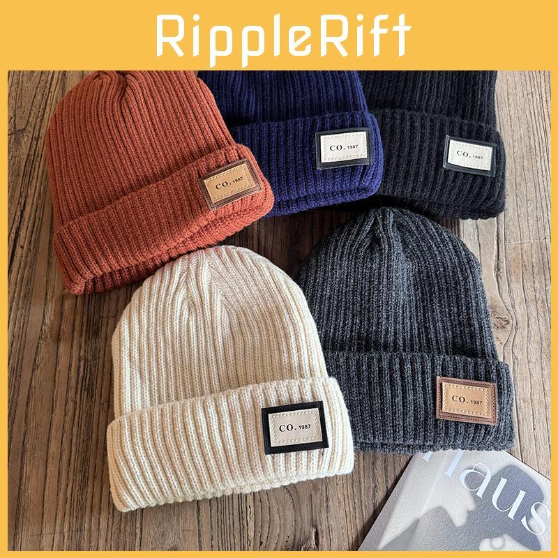 Winter Solid Color Knit Hat Men Women Fleece Lined Beanie Design Weather Cold
