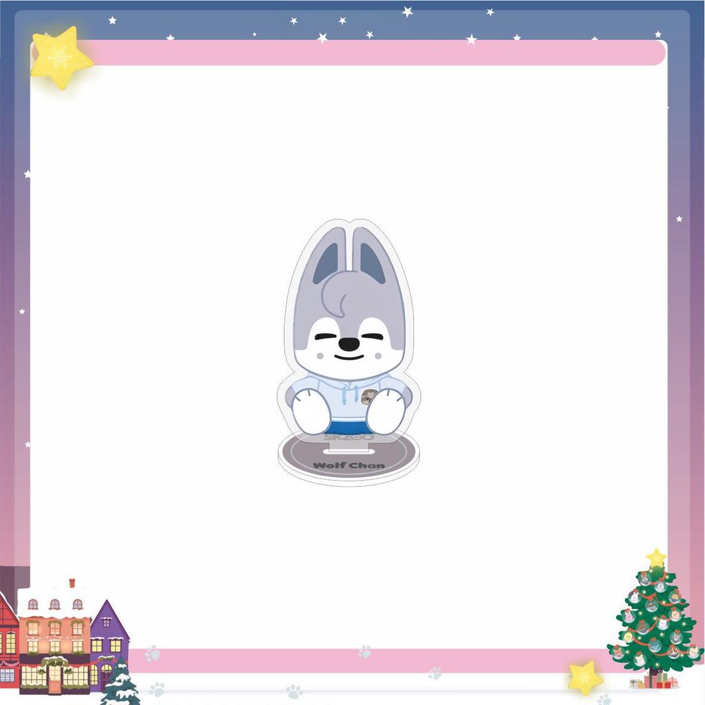 Straykids Cartoon Acrylic Stand Up Skzoo Acrylic Double Sided Stand Up Stray Children Desktop Jewelry Felix Hyunjin Peripherals