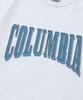 COLUMBIA UNIVERSITY Crack Logo S/S T-Shirts L Grey
