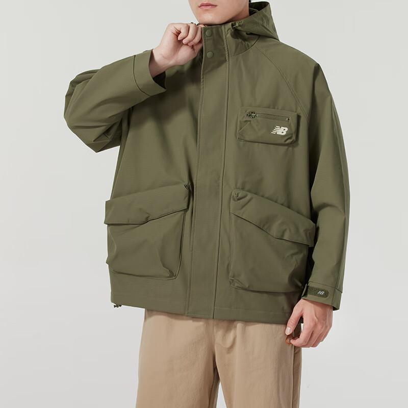 New Balance Men's Woven Hooded Jacket AMJ43309