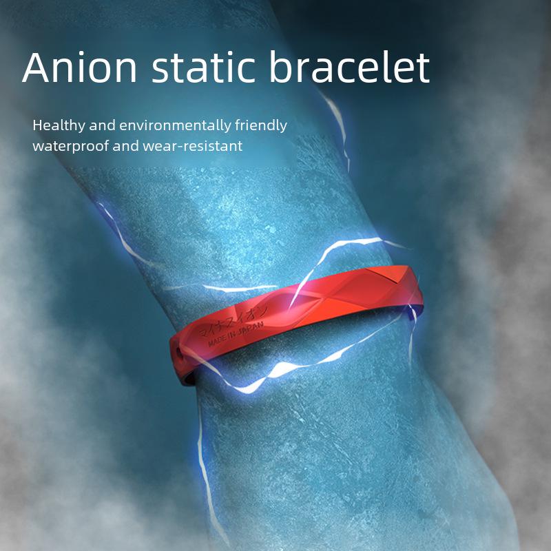 "Unisex Anti-Statik Spor Bilekliği - İnsan Vücudundaki Statik Boşalmayı Önleyici"