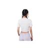 adidas Originals Adicolor Essentials Rib Solid Color Short Breathable Sports T-Shirt Women Tops White HF3394