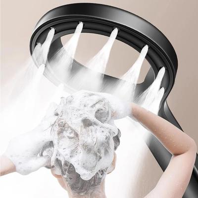Ringförmiger Hochdruck-Duschkopf, Badezimmer-Duschkopf mit Regendusche, wassersparendes Badezimmer-Zubehör für unterwegs