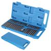 40pcs Star Spline Hex Socket Bit 12in 38in Square Drive with Blue Toolbox Hand Tool for